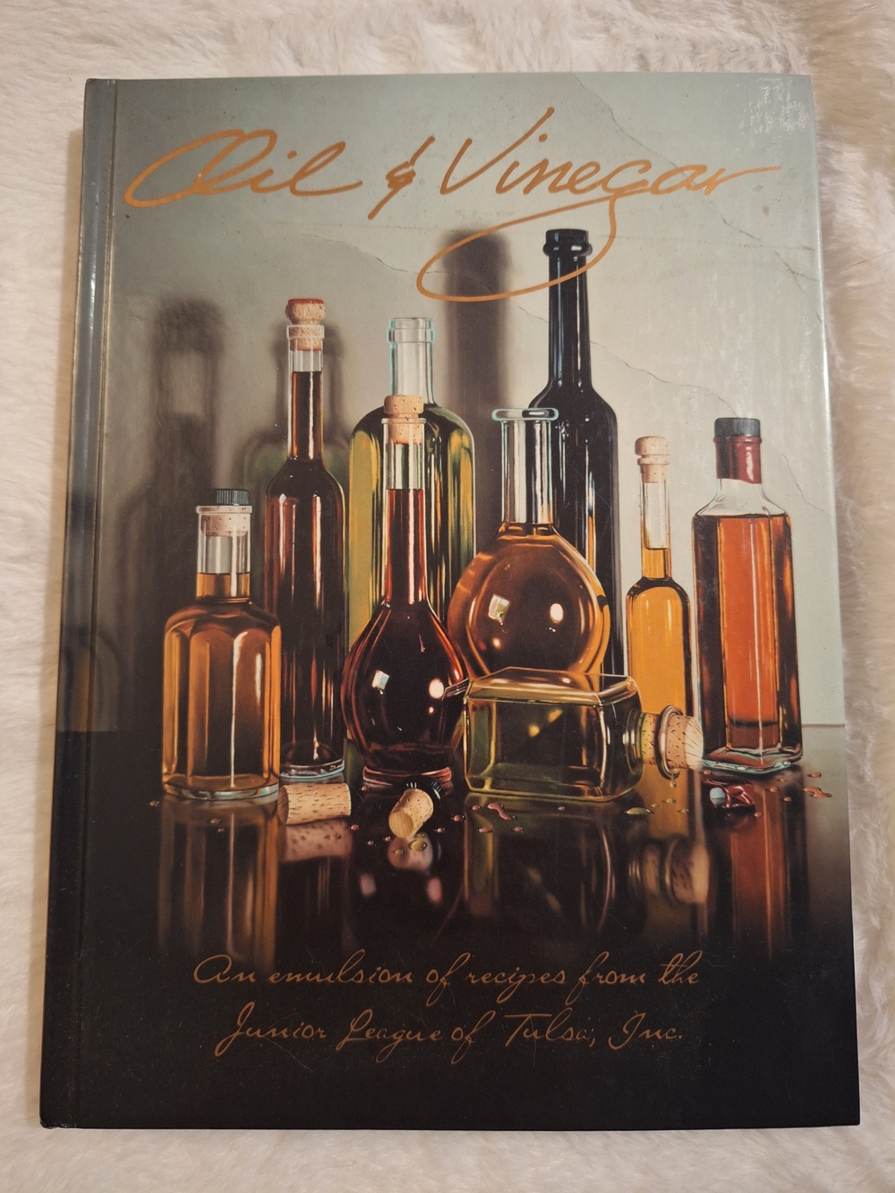 Oil & Vinegar Cookbook - Amber and Brown Cover